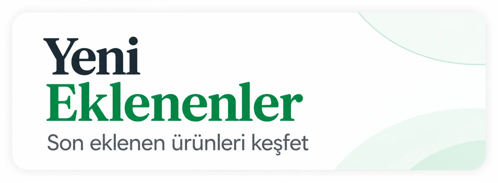 Yeni Eklenenler